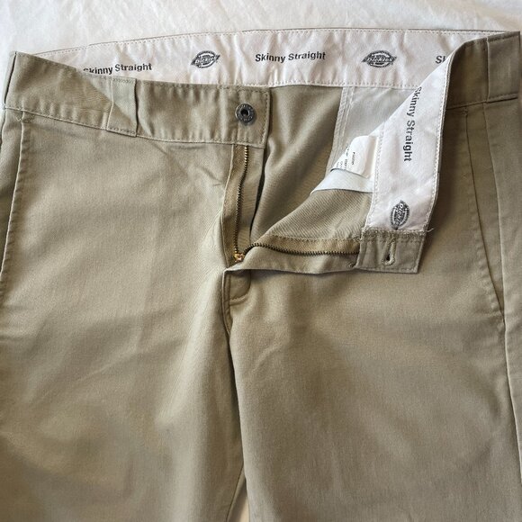 Dickies Skinny Straight Pants – 34x30 – Light Khaki - Picture 3 of 6